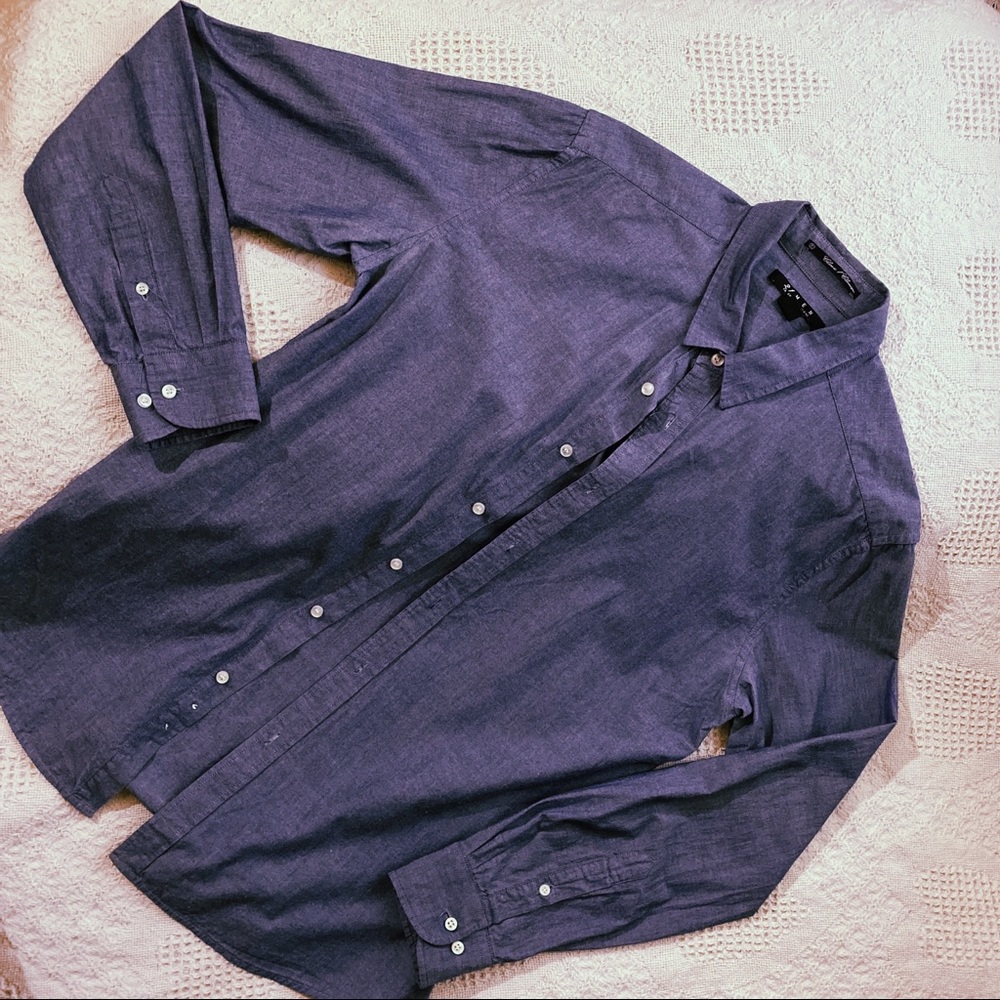 Forever 21 Men Long Sleeve Dress Shirt